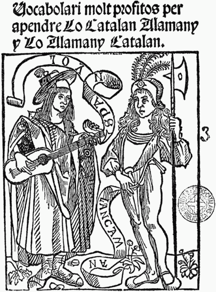 Wörterbuch Katalanisch – Deutsch, 1502 Perpignan. Bild: Joan Rosembach Wörterbuch Katalanisch – Deutsch, 1502 Perpignan. Bild: Joan Rosembach