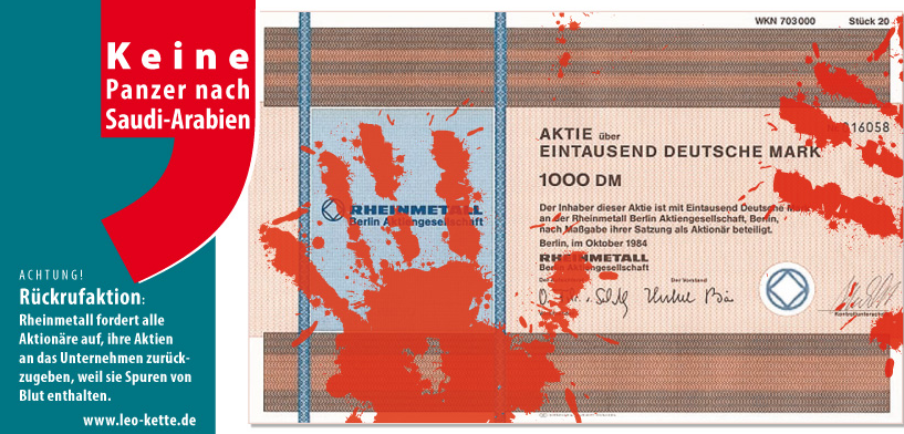 Blutaktien sollen verteilt werden - www.leo-kette.de