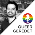 Queergeredet Podcast Logo Lars Lindauer