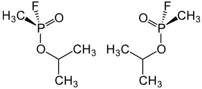 Sarin chemische Strukturformel