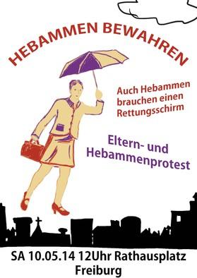 Hebammenproteste Freiburg