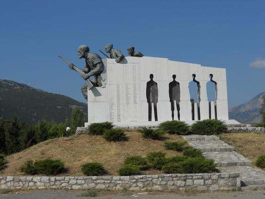 Gedenkstätte für das SS-Massaker in Distomo, Griechenland