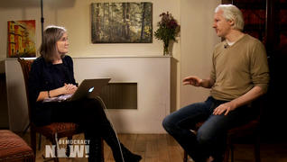 Amy Goodman im Gespräch mit Julian Assange