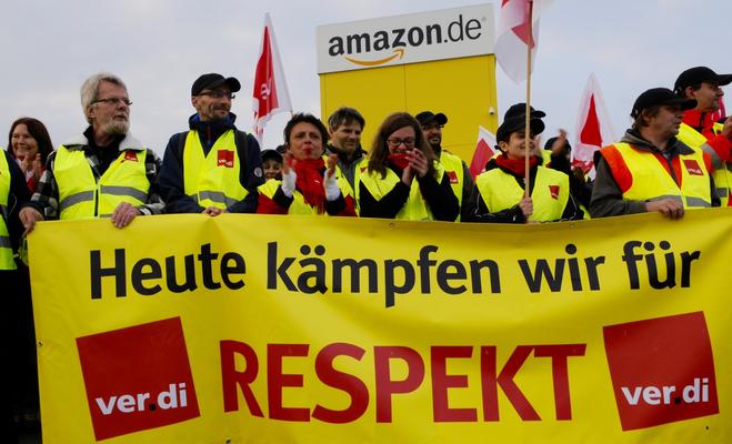 Ver.di drängt Amazon langsam in den Tarif! | Radio Dreyeckland