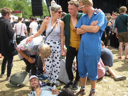 Tidlige Armbånd auf dem Roskilde-Festival
