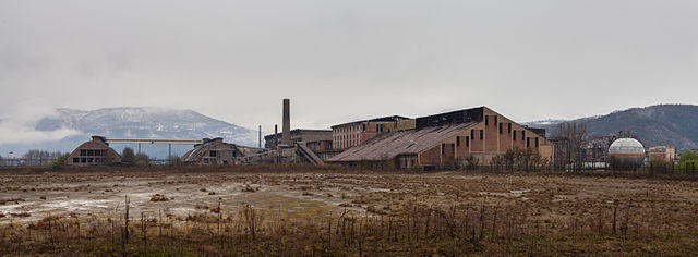 Trepça Minen in Mitrovicë, Kosovo: Hier streikten Arbeiter_innen 1989 für den Erhalt des Autonomiestatus des Kosovo und Anfang 2015 für die Wiederverstaatlichung der mittlerweile privatisierten Minen