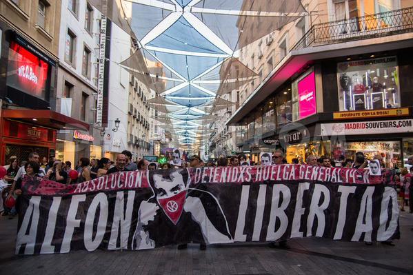 Solidemo für Alfon in Madrid