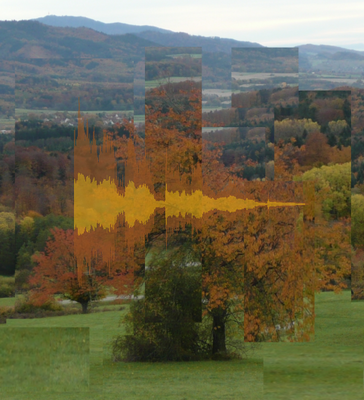 kubistisch verzerrter Blick nach Staufen