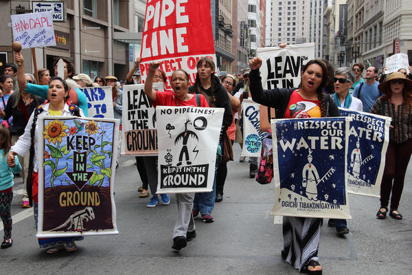 Proteste gegen die Dakota Access Pipeline