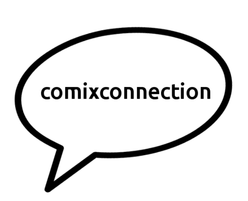 Sprechblase mit dem Text comixconnection