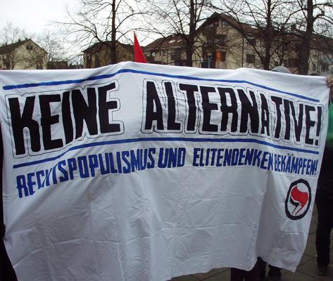 Protest gegen die AfD aus dem Jahr 2014