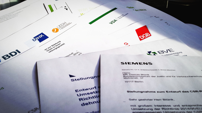 Stellungnahmen von Lobbyorganisationen
