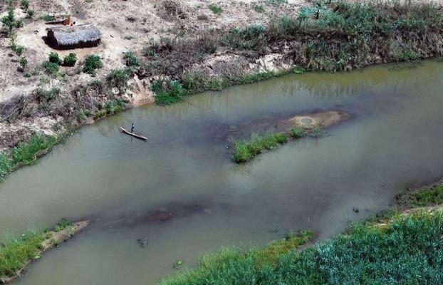 Blick auf den Rufiji River in Tansania