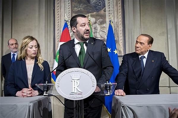 Triptychon der italienischen Rechten: Meloni, Salvini, Berlusconi