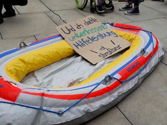 Seebrücke-Demo Freiburg