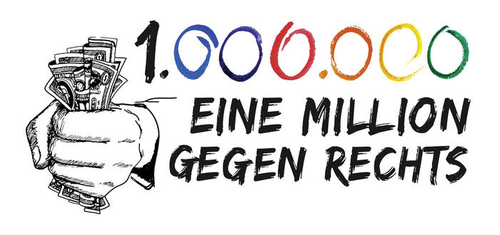&quot;Eine Million gegen Rechts&quot;-Logo