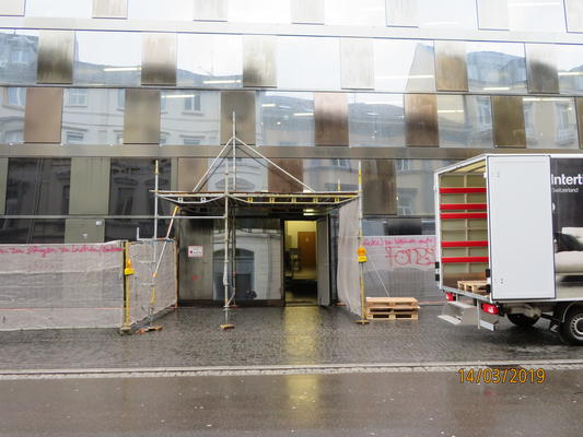 Ein ständige Baustelle: die Universitätsbibliothek