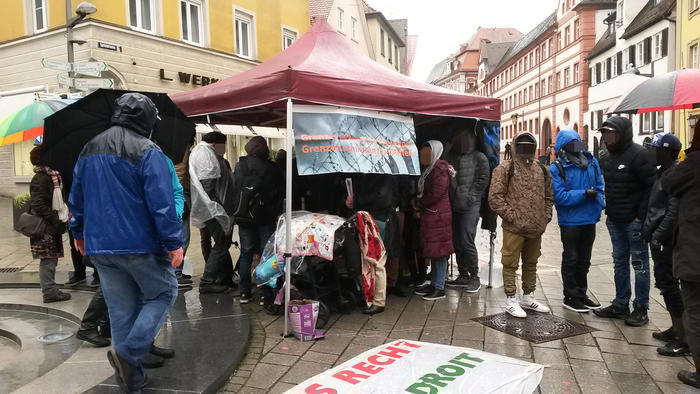 Kundgebung in Ellwangen, 14. März 2019