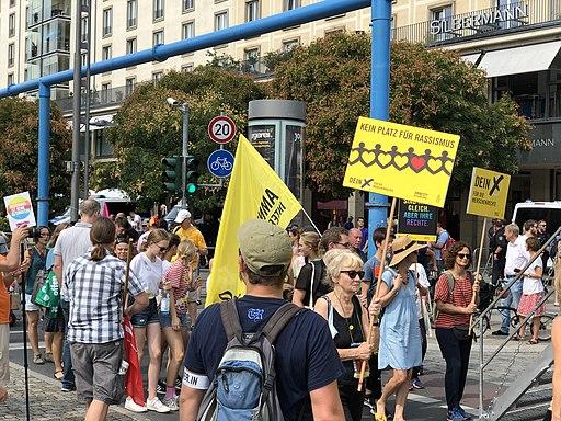 Unteilbar-Demonstration in Dresden