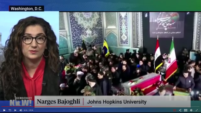 Professorin Narges Bajoghli, Johns Hopkins University