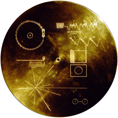 Die Goldene Schallplatte an den Raumsonden Voyager 1+2