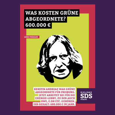 Plakat von Die Linke. SDS