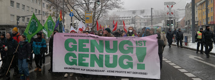 Genug Ist Genug Demo am 10.12.22 in Freiburg