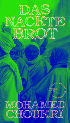 Buchcover. Traditionell gekleidete Araber vor grellgrünem Hintergrund