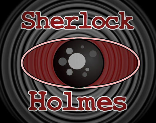 Werbelogo für Sherlock Holmes et cetera