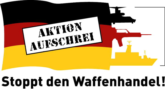 Logo der Aktion Aufschrei - Stoppt den Waffenhandel