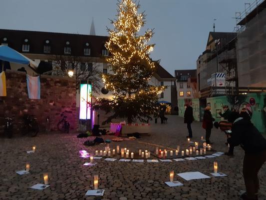 Mahnwache zum Trans* Day of Remembrance 2021
