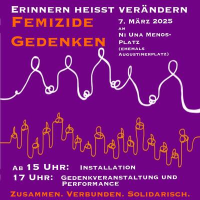 Femizide gedenken