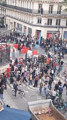 Blockade in Paris am 10.09.2025