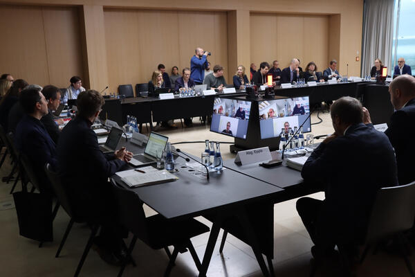 Foto von Sitzung des baden-württembergischen Petitionsausschuss (Palantir-Anhörung)