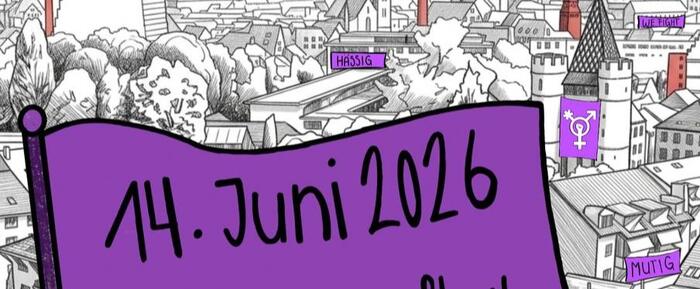 kommt gezeichnetes Plakat für Demo 14.Juni 2026