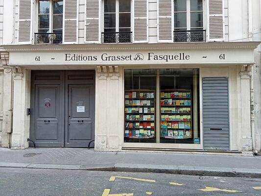 Der Verlagssitz von Grasset in Paris.