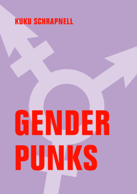 cover des Buches Gender Punk, rote Schrift auf lila Grund