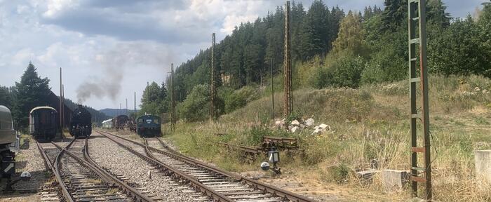 Rangieren mit Passagieren auf dem Führerstand in Seebrugg