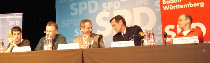Podium (März 2012) - Bender, Krögner, Gall, Fingerlin, Hefendehl (von links)