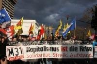 M31-Demo in Frankfurt - Kapitalismus ist die Krise (Quelle: de.indymedia.org)