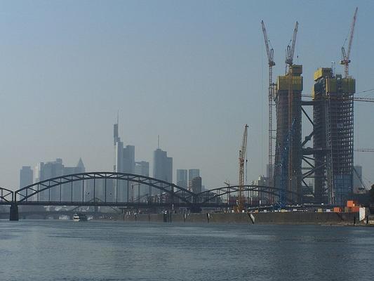 Baustelle der EZB, Frankfurt/Main