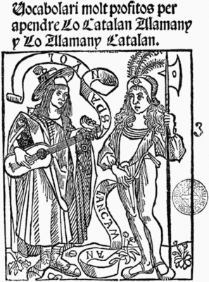  Wörterbuch Katalanisch – Deutsch, 1502 Perpignan. Bild: Joan Rosembach