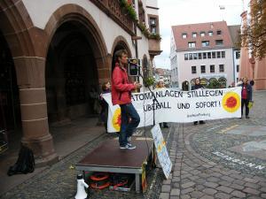 Anti-Atomkundgebung in Freiburg