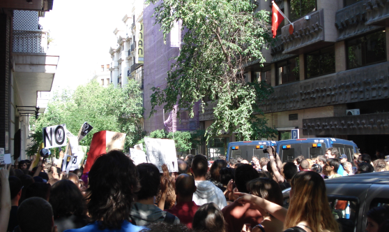 Proteste vor türkischer Botschaft - Foto: RDL/PE