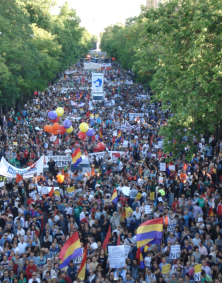 Abschlusskundgebung in Madrid - Foto: RDL/PE