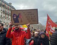 Demo in Paris gegen die Rentenreform am 28.03.2023