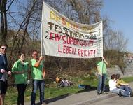 Greenpeace Demo Fessenheim März 2014