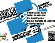 Plakat zu Protesten gegen die Kürzungen im spanischen Gesundheitssystem