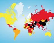 Karte Pressefreiheit 2015