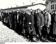 Österreich.- Konzentrationslager Mauthausen, Neuankunft sowjetischer Kriegsgefangener im KZ Mauthausen, Oktober 1941